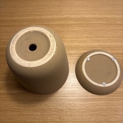 【鉢皿付き】　植物用　植木鉢の画像