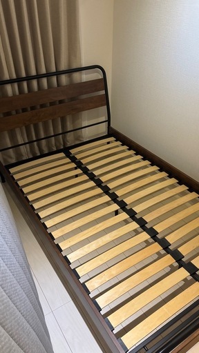 名古屋市引き取り】 ニトリ すのこセミダブルベッドフレーム (m 