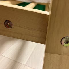 木製のハンガーラック 
の画像