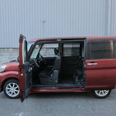 車検２年付き　タントカスタム　新型LA600S　ピラーレス　パワスラ　 【9万キロ　走行小】　広い　パワフル　低燃費　地デジTVの画像