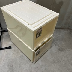 天馬　クローゼットケース（深型）2個セット　幅39×奥行53×高さ30cm の画像