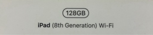 ipad 第8世代 128GB Wi-Fiモデル