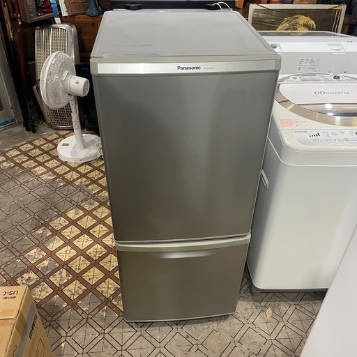 Panasonic　2ドア冷蔵庫　2013年製　NR－B145W－Ｓ　一か月保証付き 【リサイクルショップ道楽屋】