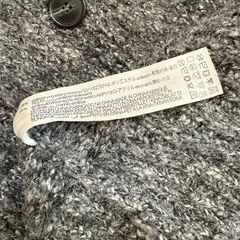 ZARA 黒グレー ロングカーディガンの画像