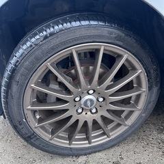 　CROSS SPEED ホイールタイヤセット　４本215/45R17 タイヤ　製年2024年　プリウス外しお値下げ可能です  の画像