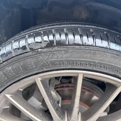 　CROSS SPEED ホイールタイヤセット　４本215/45R17 タイヤ　製年2024年　プリウス外しお値下げ可能です  の画像