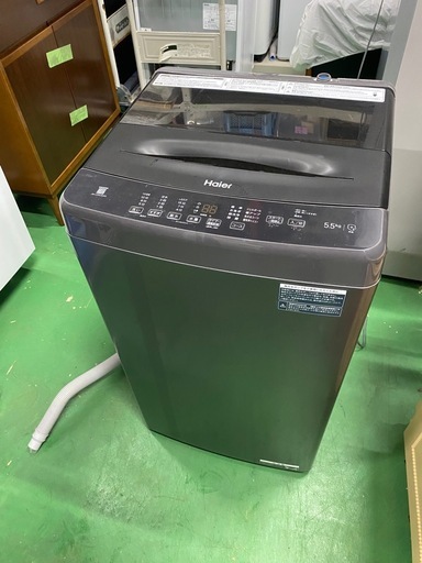 ○019 洗濯機 2024年製 Haier JW-U55LK 5.5kg 新生活 一人暮らしにオススメ