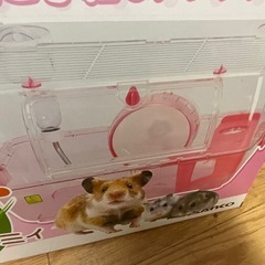 新品未使用ハムスターケージ   ルーミィ ピンクの画像