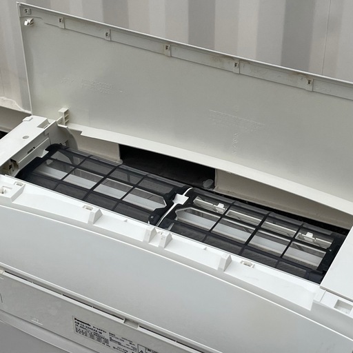 取付け可 ! !◇パナソニック エアコン 6畳用 2018年 自動お掃除 ナノイーX エオリア 100V CS-22HEXK 高圧洗浄