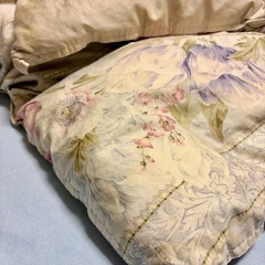 羽毛布団　セミダブルの画像