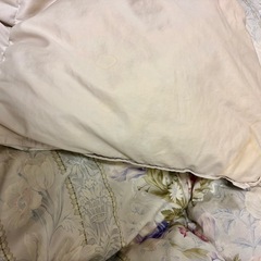羽毛布団　セミダブルの画像