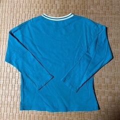 サイズ140 ターゴイズブルー長袖シャツの画像