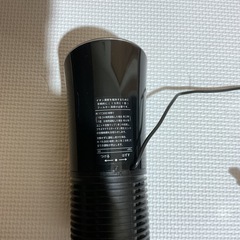 SHARP製のブラック空気清浄機IG-JC15-B、2018年製、AC電源対応の画像