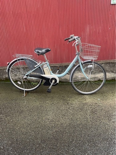 【京都発】電動アシスト自転車　ヤマハ　26インチ　水色