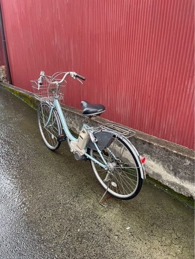 【京都発】電動アシスト自転車　ヤマハ　26インチ　水色