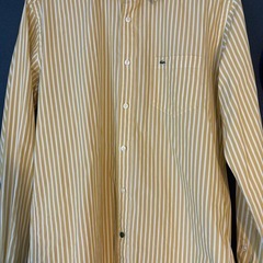 【希少・価格交渉可】LACOSTE ラコステ ストライプシャツ Lサイズ相当の画像