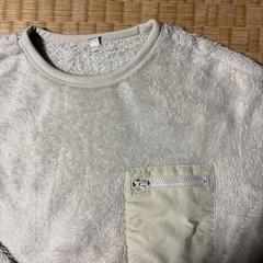 ユニクロ140 モコモコトップスの画像