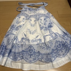 水色スカートセットの画像