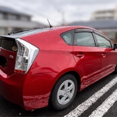 30プリウス前期　赤の画像