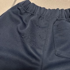120 体操服　半ズボン　ネイビー ハーフパンツ ゴムウエストの画像