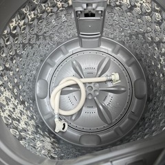 391⭐️2024年製美品セット★ハイアール冷蔵庫　コンフィ洗濯機　ブラック　黒　一人暮らしの画像