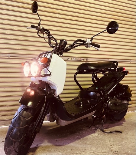 【売約済】★人気★ 実働 BT新品 ズーマー FI ホンダ AF58 4スト原付 スクーター ホワイト インジェクション 丸ミラー