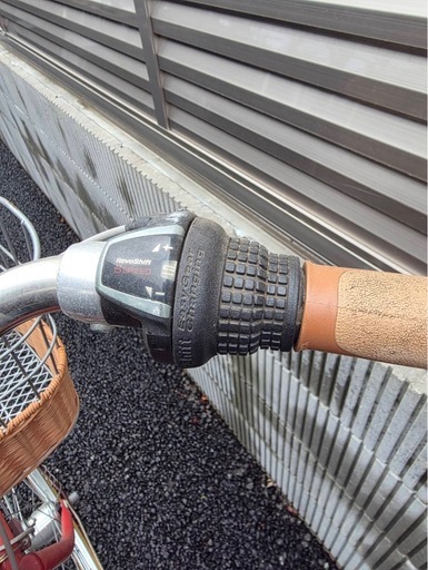 自転車 赤 ママチャリ
