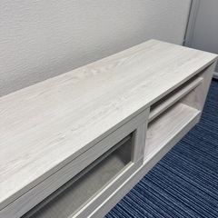 【幅100奥行き35高さ36】テレビ台　ホワイトの画像