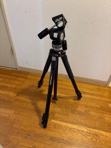 【お値下げしました】QUICK-SET HUSKY雲台 ＆ Manfrotto 3段三脚 055XB セット