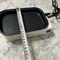 【数回使用】SIMPLE+LIFE シンプルライフ グリルホットプレート フッ素樹脂加工 自動温度調節機能 箱なしの画像