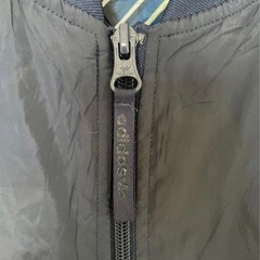 adidas アディダス　ナイロンジャケット　ブルゾン　ブルー　サイズ　Mの画像