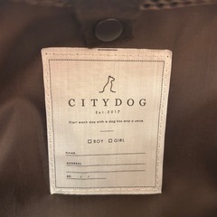 citydog キャリーバッグ　犬用（Rサイズ　ブラウン）の画像