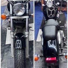 Vツインマグナ250 MC29 タンク新品 動画あり フルノーマル 即乗りOKの画像