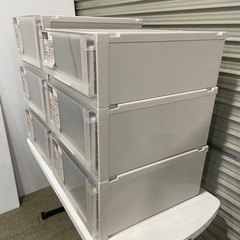 衣類収納ケース クローゼット収納 収納棚 引き出しタイプ 6個セットの画像