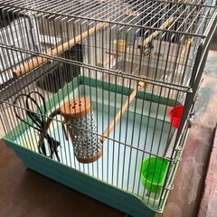 中古の鳥かごの画像