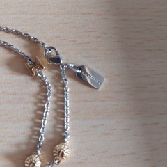 COACH コーチ ブレスレット 2連 ロゴ アルファベット シルバーの画像