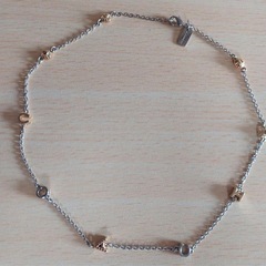 COACH コーチ ブレスレット 2連 ロゴ アルファベット シルバーの画像