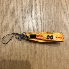 未使用　はま寿司　モンチッチ　黄色　青　ネックストラップ　セットの画像