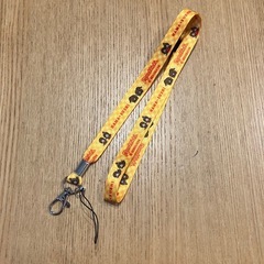 未使用　はま寿司　モンチッチ　黄色　青　ネックストラップ　セットの画像