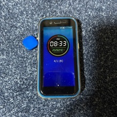 ソフトバンクのキッズケータイ青の画像