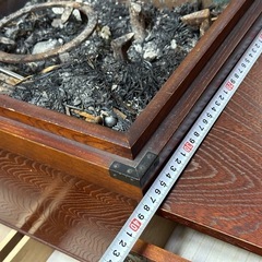 昭和時代の炭火鉢座卓の画像