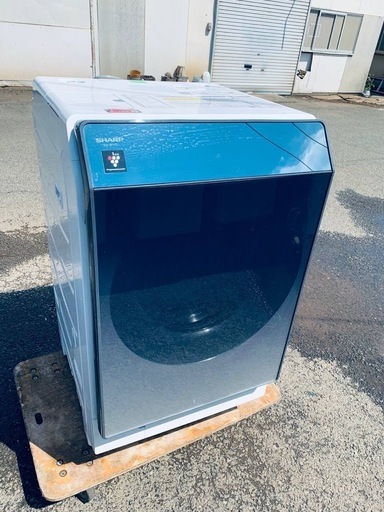①✅SHARPドラム式電気洗濯乾燥機✅ ✅ES-W112-SL✅