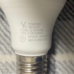 【予定者様決定】LED電球Panasonic2個×YAMADA人感センサー付き1個/E26口金　セットの画像