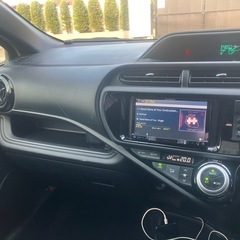 ハイブリッドバッテリー純正交換済み　福岡から　1.5G トヨタ アクア ブラック 車検付き モデリスタ　TRD シルクブレイズ　ローダウン　 ETC バックカメラ　カロッツェリア　の画像