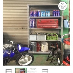 キタジマ 強力スチール棚 力量 1200 5段 幅121cm 奥行46cm 高さ180.2cm
の画像