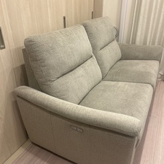 オンライン決済！【美品】3人掛けソファ　リクライニング付き　ニトリの画像