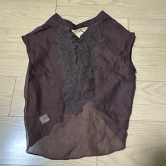 紫ワンピースの画像