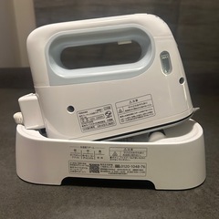東芝コードレス衣類スチーマーの画像