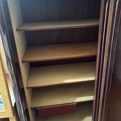 【木製シューズボックス／下駄箱】収納たっぷりの画像