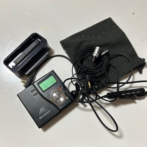 SHARP Auvi ポータブルMDレコーダー MD-DR77-B